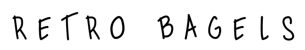 Retro Bagels! font preview