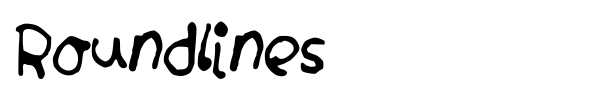 Roundlines font