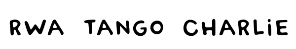 RWA Tango Charlie font