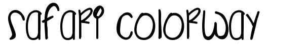 Safari Colorway font