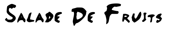 Salade De Fruits font preview