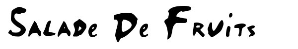Salade De Fruits font preview