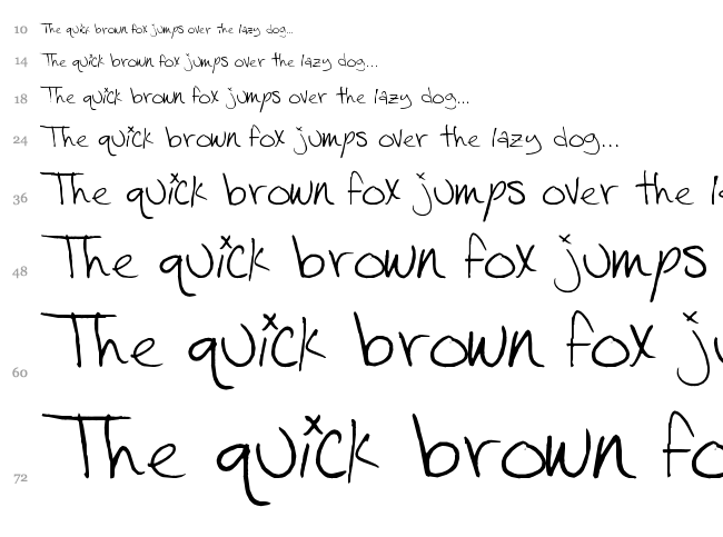 Salamander font waterfall