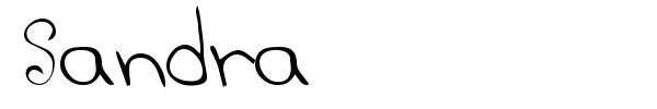 Sandra font