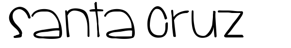 Santa Cruz font