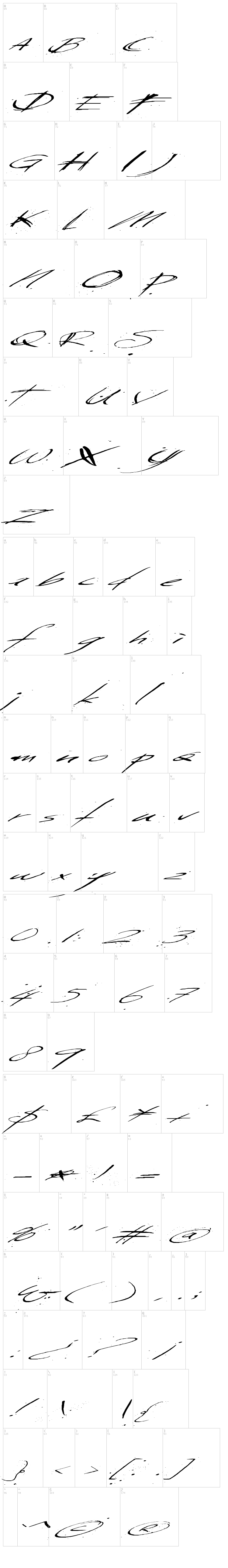 Saturday Sunday Monday font map