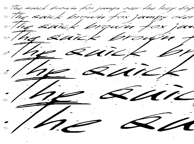 Saturday Sunday Monday font waterfall