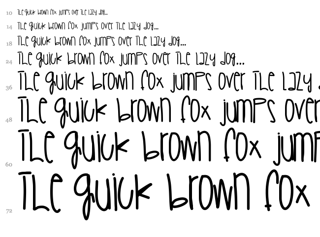 Save A Prayer font waterfall