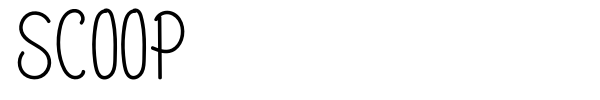 Scoop font