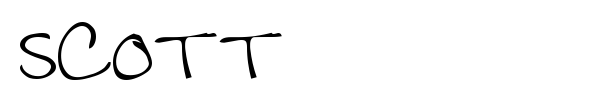 Scott font