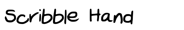 Scribble Hand font