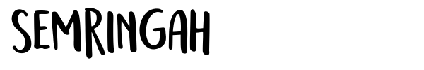 Semringah font