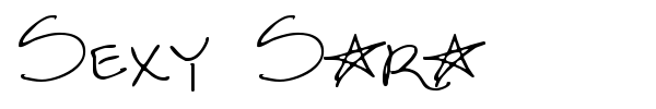 Sexy Sara font