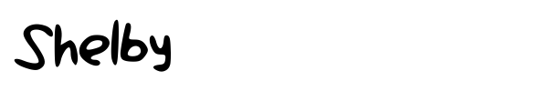 Shelby font