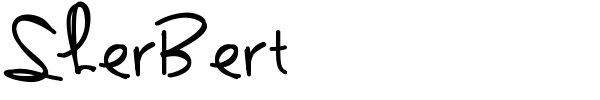 Sherbert font
