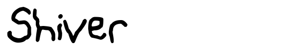 Shiver font