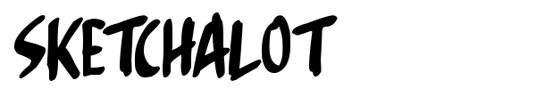 Sketchalot font