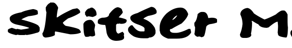 Skitser Marker font