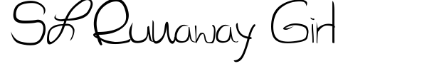 SL Runaway Girl font