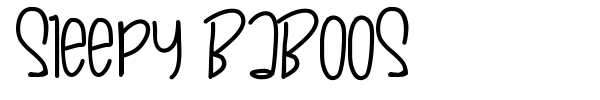 Sleepy Baboos font