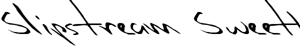 Slipstream Sweetheart font