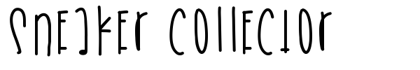 Sneaker Collector font
