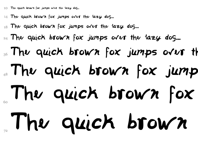Solve font waterfall