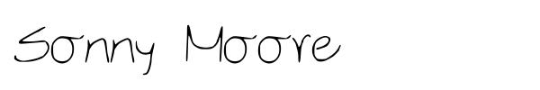 Sonny Moore font