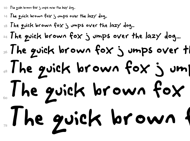 Space Cowboy font waterfall