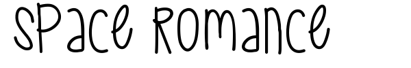 Space Romance font