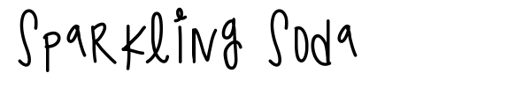 Sparkling Soda font preview