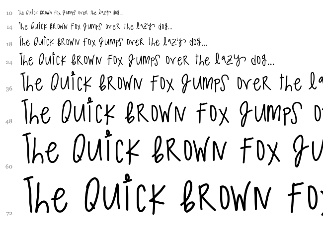 Sparkling Soda font waterfall
