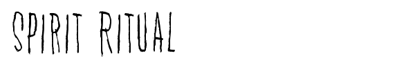 Spirit Ritual font