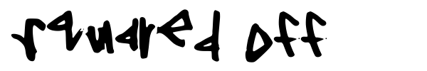 Squared Off font