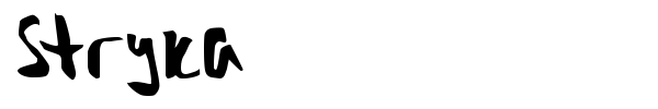 Stryka font