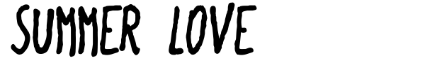Summer Love font