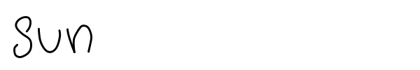 Sun font