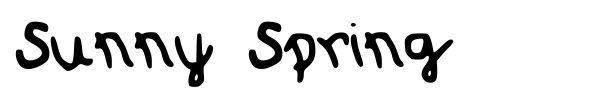Sunny Spring font