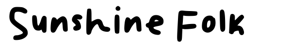 Sunshine Folk font