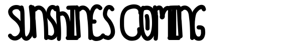 Sunshines Coming font