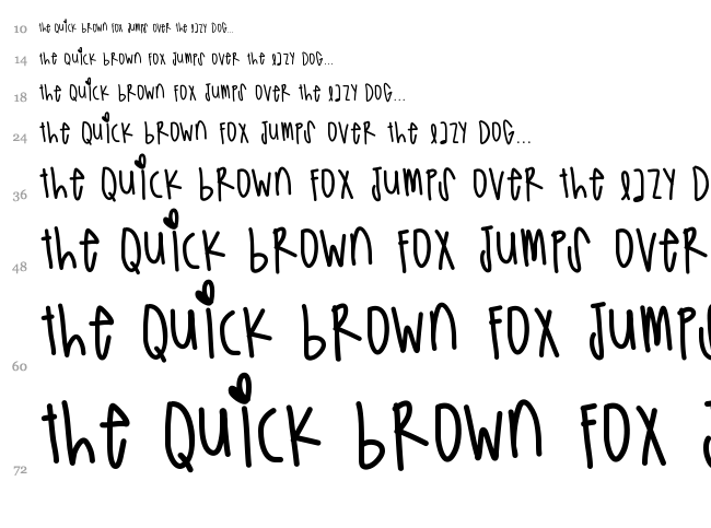 Super Villain font waterfall