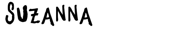 Suzanna font preview