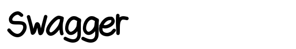 Swagger font preview