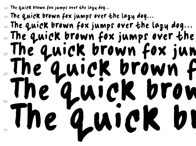 Swagmasta font waterfall