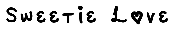 Sweetie Love font