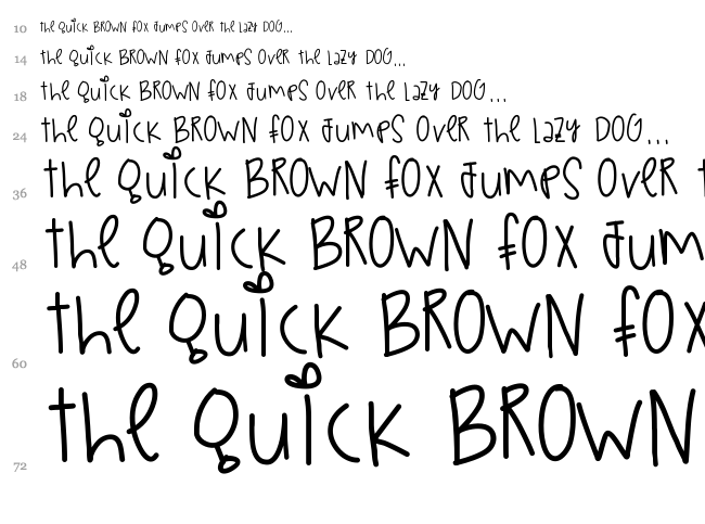 Tea Party Ideas font waterfall