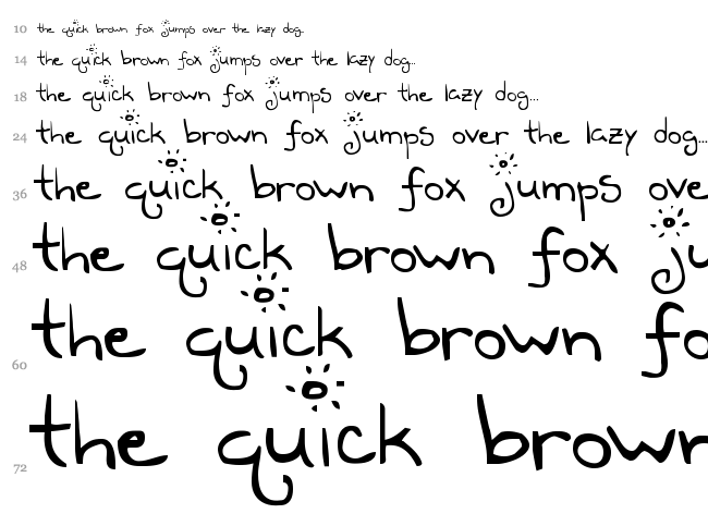 Teen Dreem Magazeen font waterfall