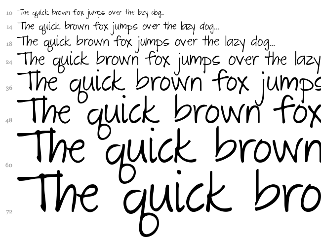The Great Escape font waterfall