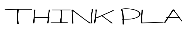 Think Plan font