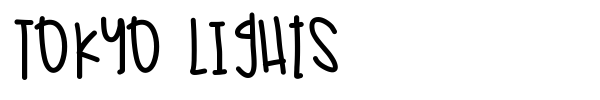Tokyo Lights font